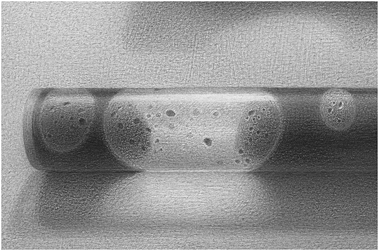 Zeichnung - Stillleben - Plasma - © Astrid Brandt